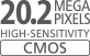 CMOS med 20,2 megapiksler