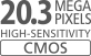 CMOS med 20,3 megapiksler