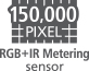 150 000 piksels RGB+IR-målesensor
